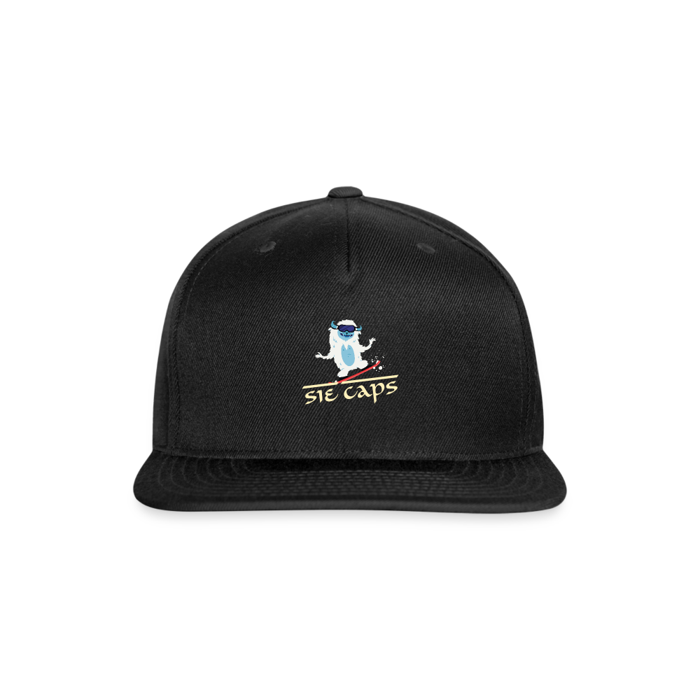 SIE CAPS "ABOMINAL HITTIN" Snapback Baseball Cap - black