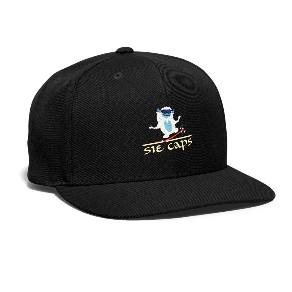 SIE CAPS "ABOMINAL HITTIN" Snapback Baseball Cap - black