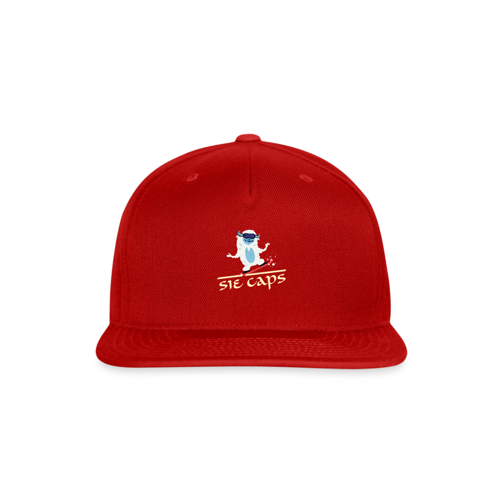 SIE CAPS "ABOMINAL HITTIN" Snapback Baseball Cap - red