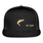 SIE CAPS "CAMO FISH" 3 Vented Snapback Cap - black/black