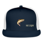 SIE CAPS "CAMO FISH" 3 Vented Snapback Cap - navy/white