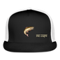 SIE CAPS "CAMO FISH" 3 Vented Snapback Cap - black/white