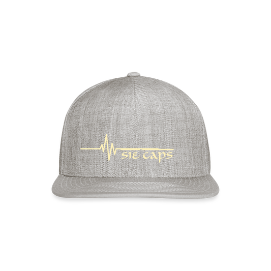 SIE CAPS "PULSE" Snapback Baseball Cap - heather gray