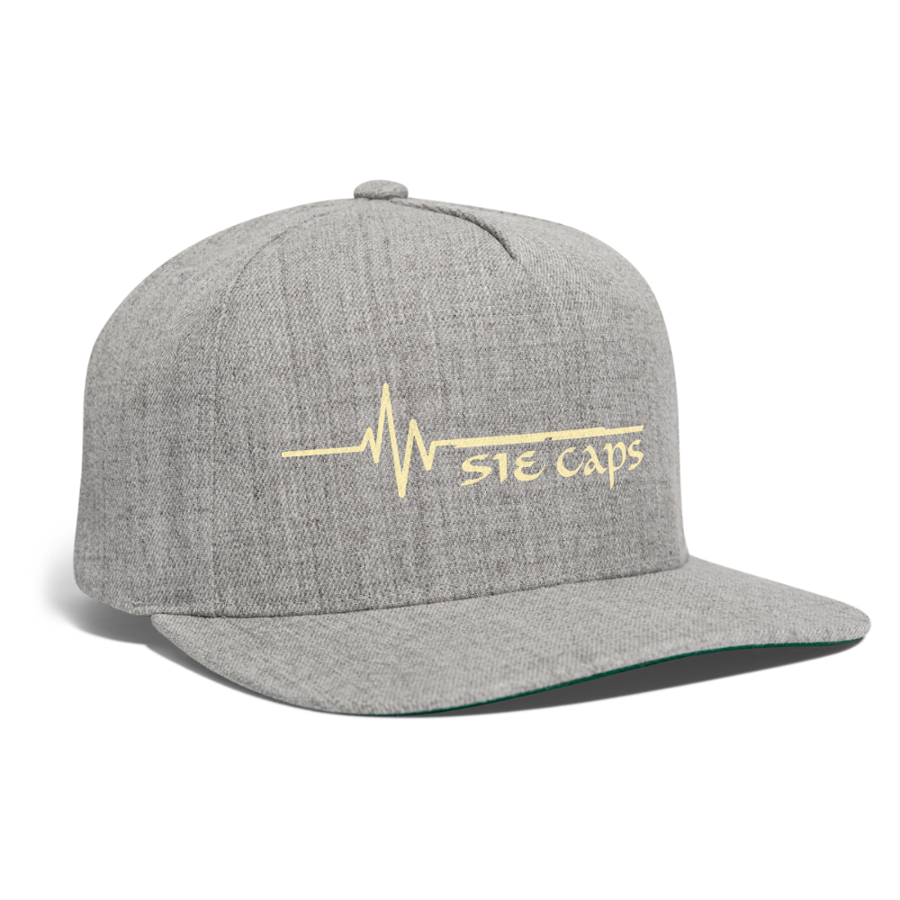 SIE CAPS "PULSE" Snapback Baseball Cap - heather gray