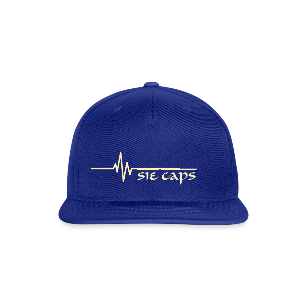 SIE CAPS "PULSE" Snapback Baseball Cap - royal blue