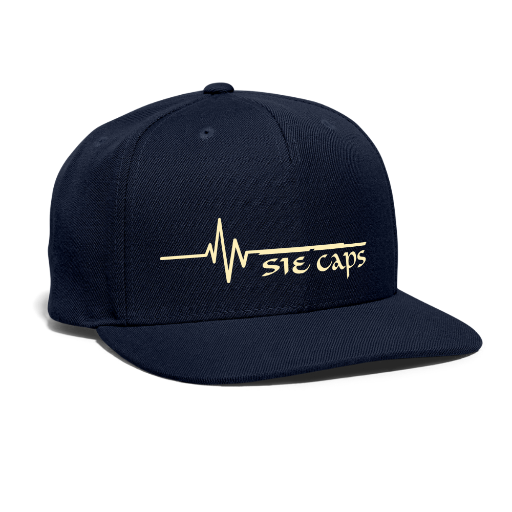 SIE CAPS "PULSE" Snapback Baseball Cap - navy