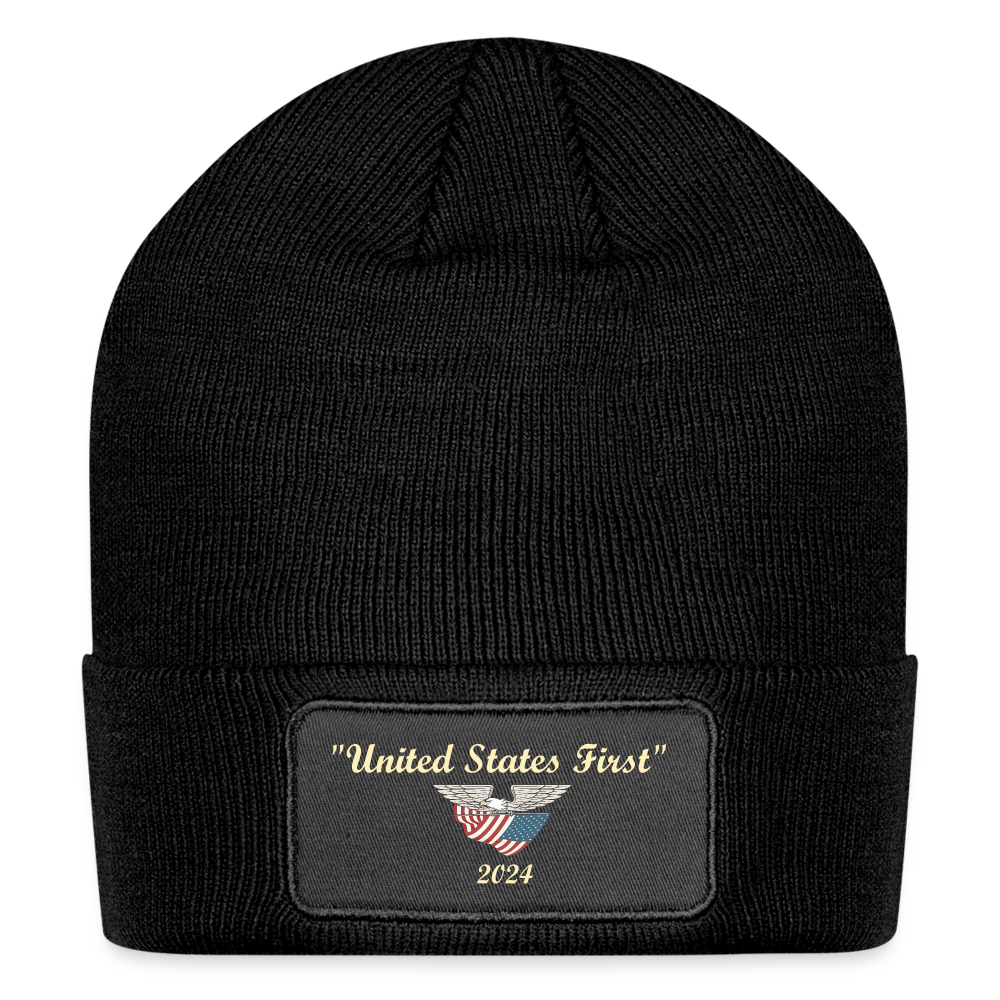 SIE CAPS "United Stated First 2024" Snapback Camo CapPatch Beanie - black