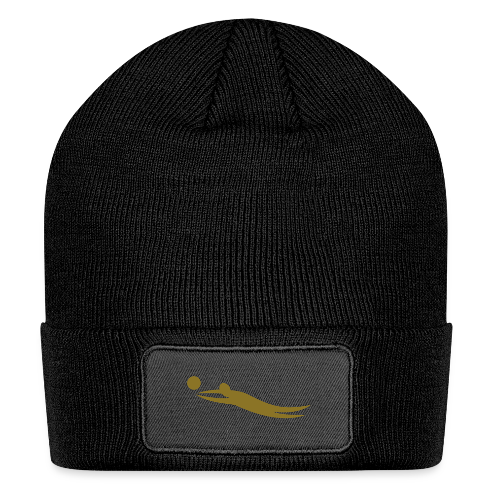 SIE CAPS "V BALL" Patch Beanie - black
