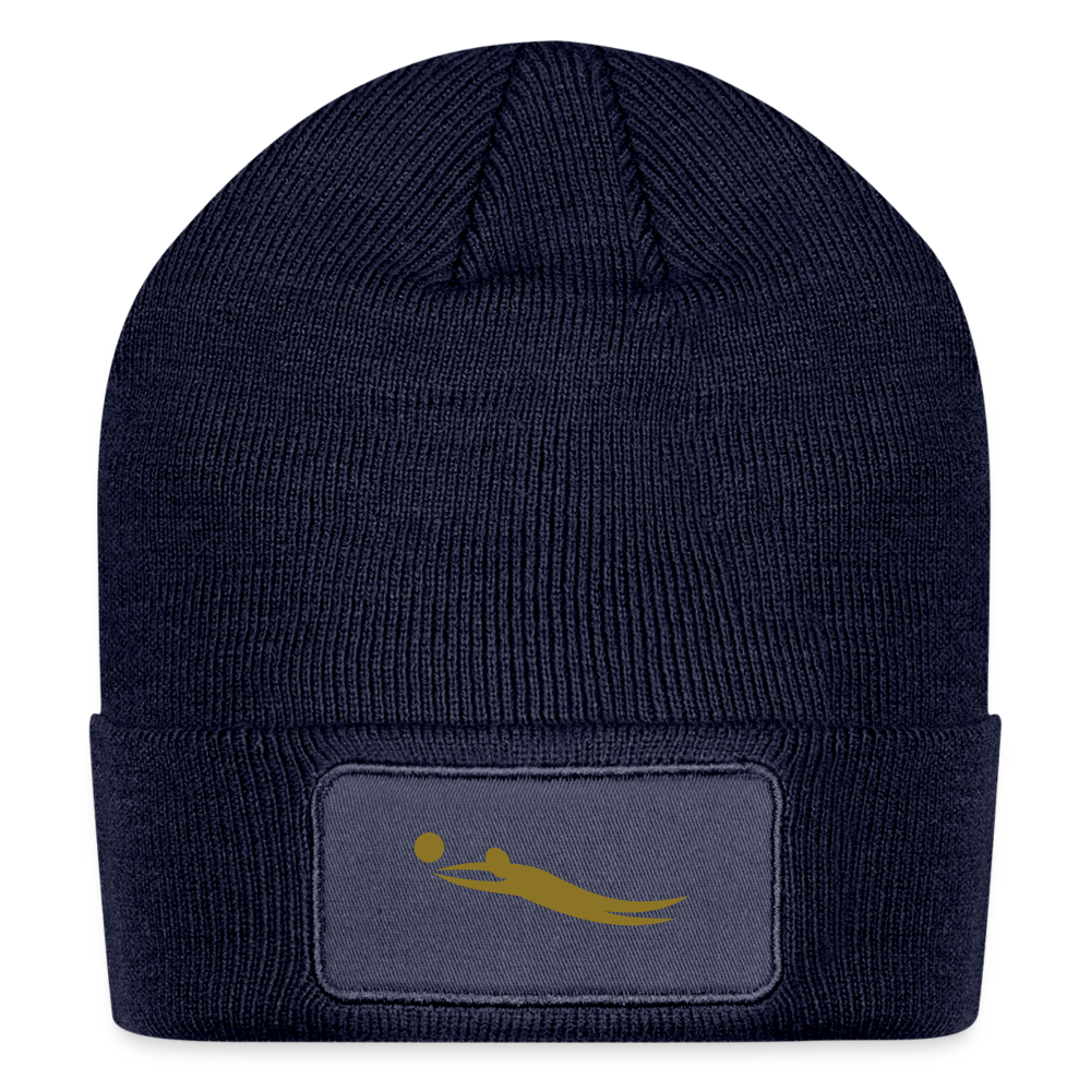 SIE CAPS "V BALL" Patch Beanie - navy