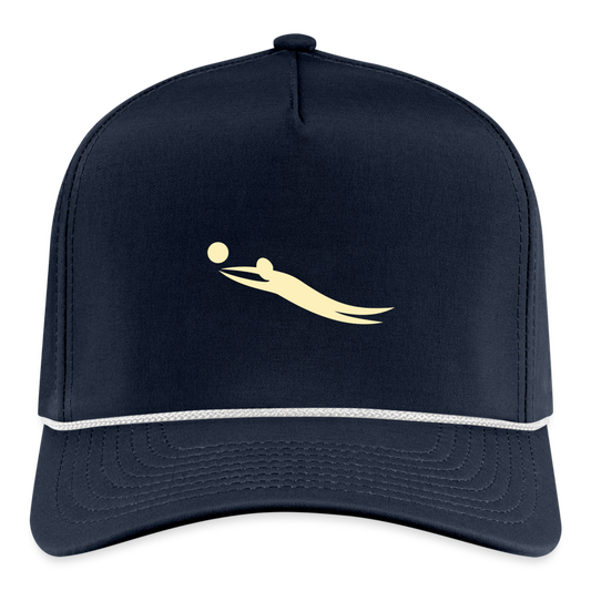 SIE CAPS "VBALL" Imperial Rope Snapback Cap - navy/white