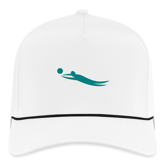 SIE CAPS" VBALL Imperial Rope Snapback Cap - white/black