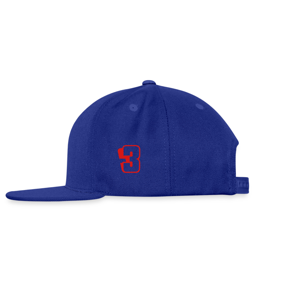 SIE CAPS "DIGGER" Original Snapback Baseball Cap - royal blue