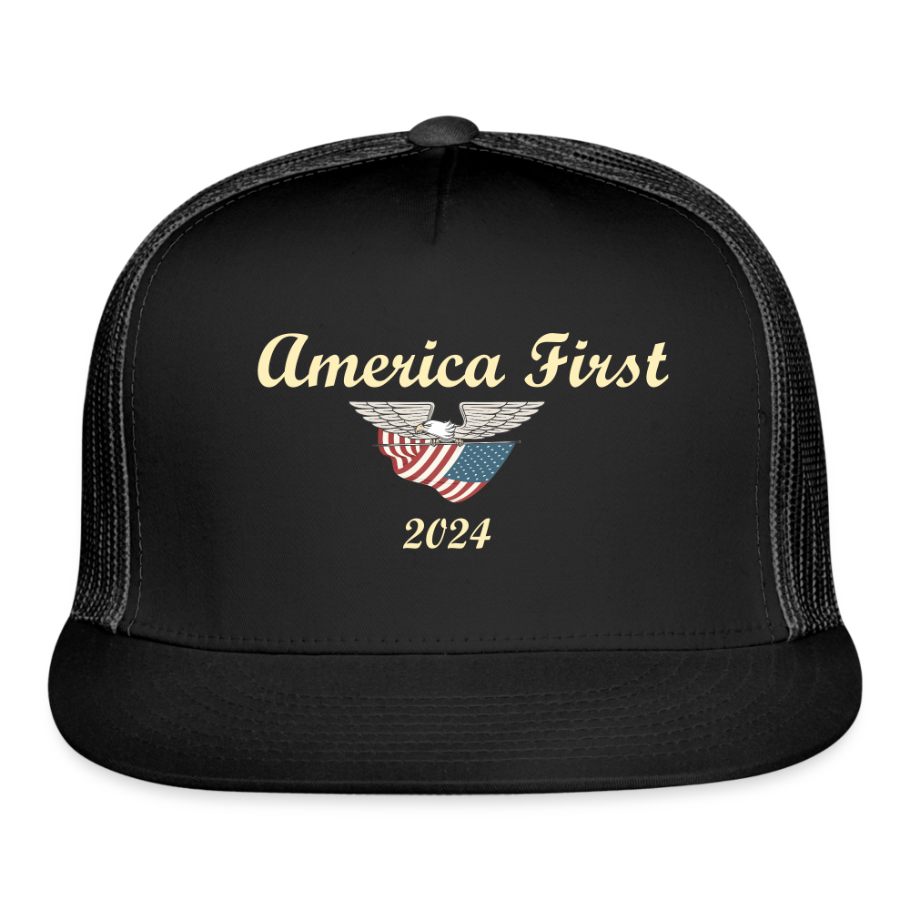 SIE CAPS "America First 2024" Snapback Camo Cap - black/black