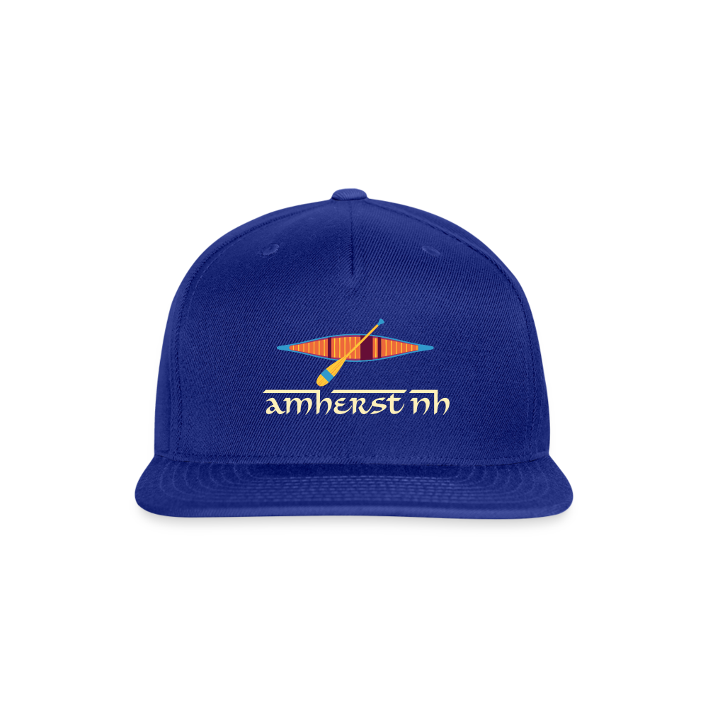 SIE CAPS "AMHERST NH" Snapback Baseball Cap - royal blue