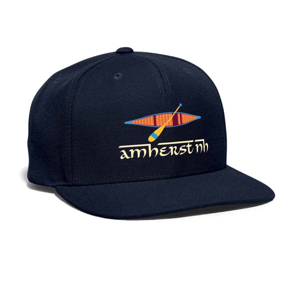 SIE CAPS "AMHERST NH" Snapback Baseball Cap - navy