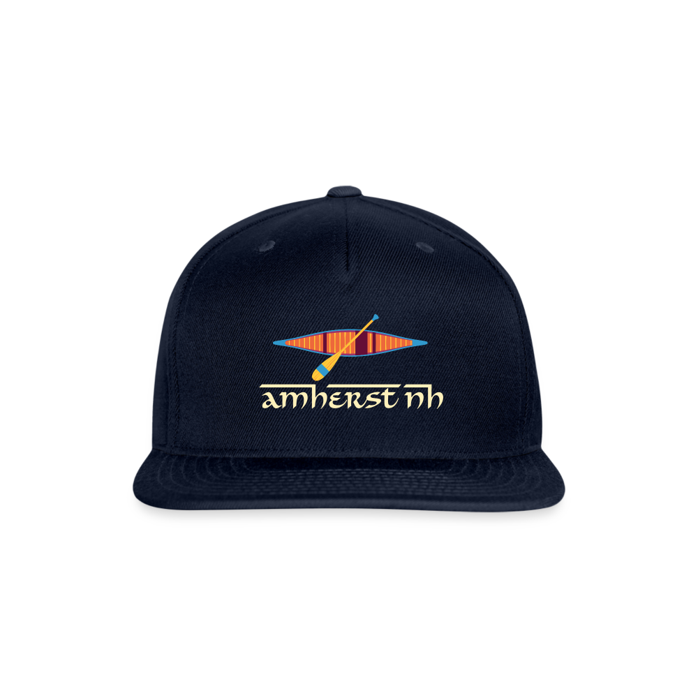 SIE CAPS "AMHERST NH" Snapback Baseball Cap - navy