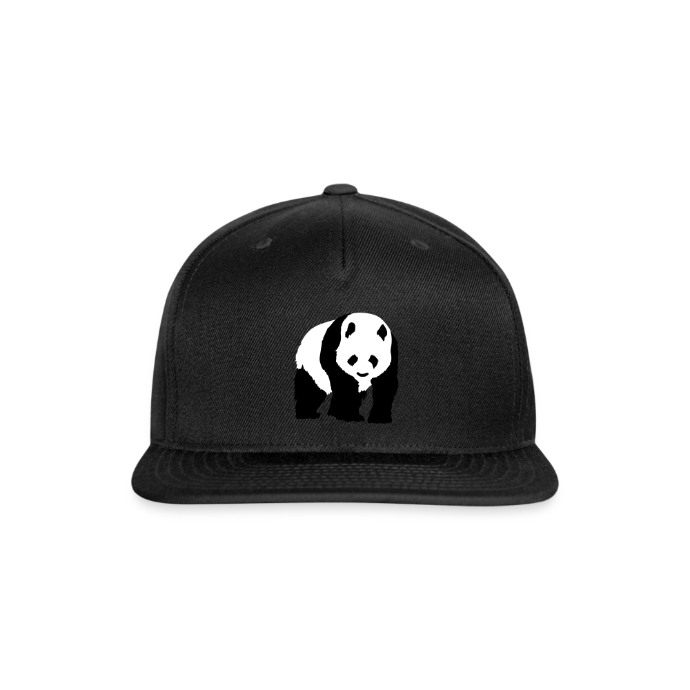 SIE CAPS "PANDA" Snapback Baseball Cap - black