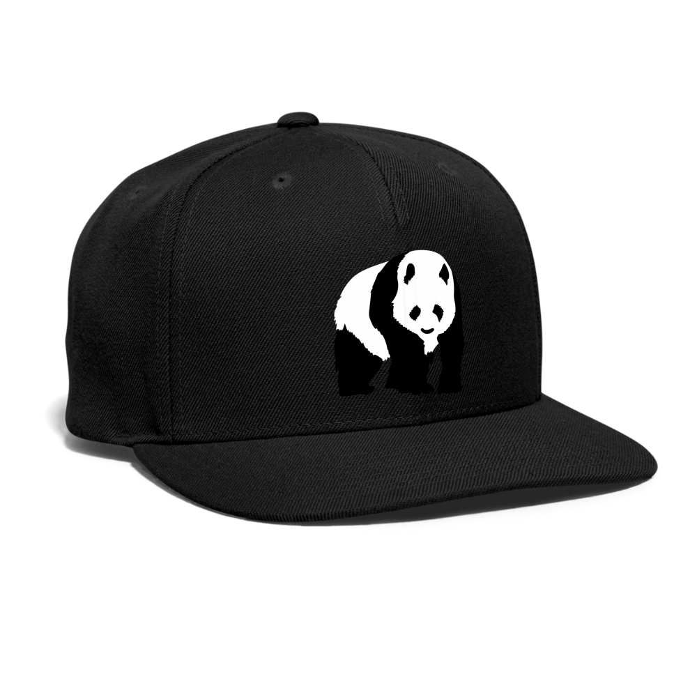 SIE CAPS "PANDA" Snapback Baseball Cap - black