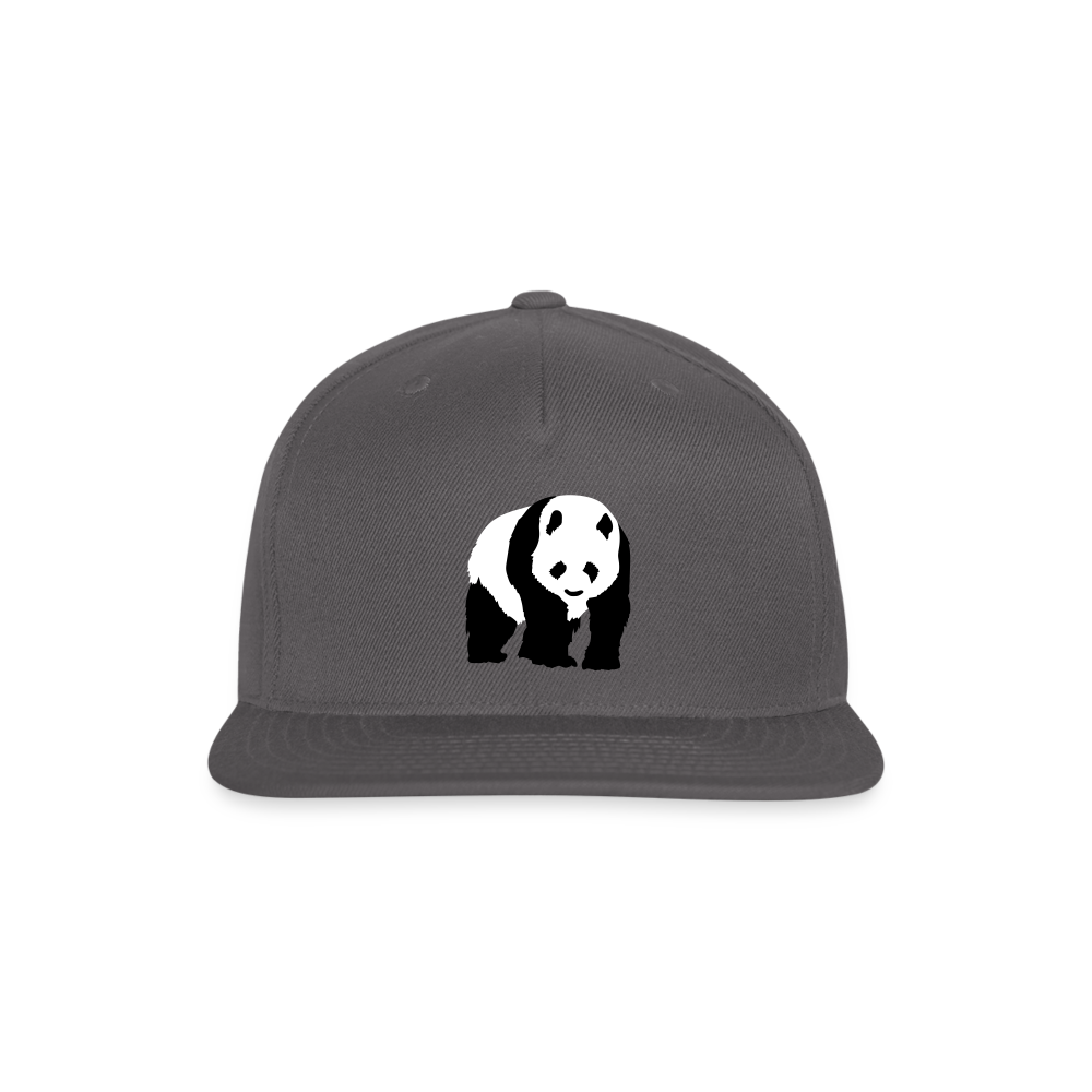 SIE CAPS "PANDA" Snapback Baseball Cap - dark grey