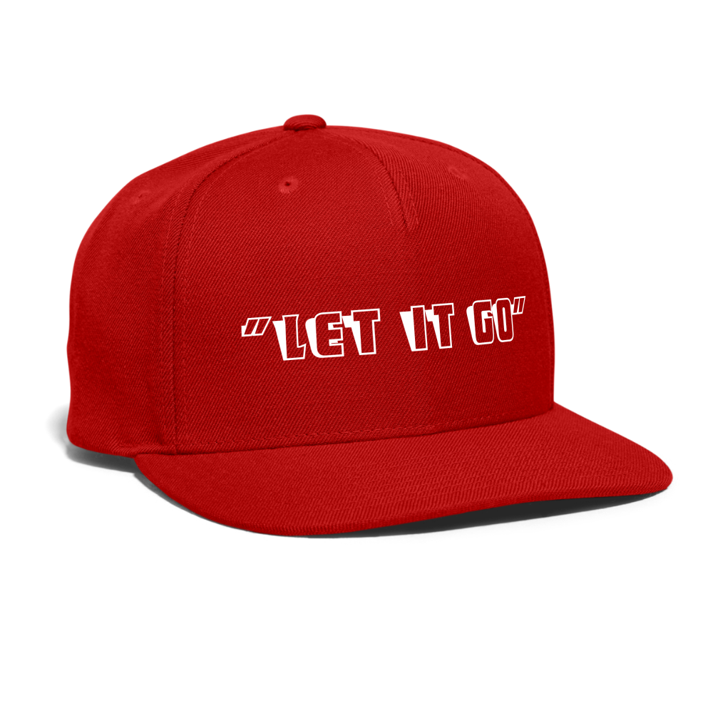 SIE CAPS "LET IT GO" Snapback Baseball Cap - red