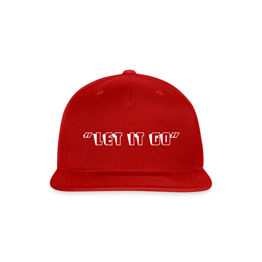 SIE CAPS "LET IT GO" Snapback Baseball Cap - red