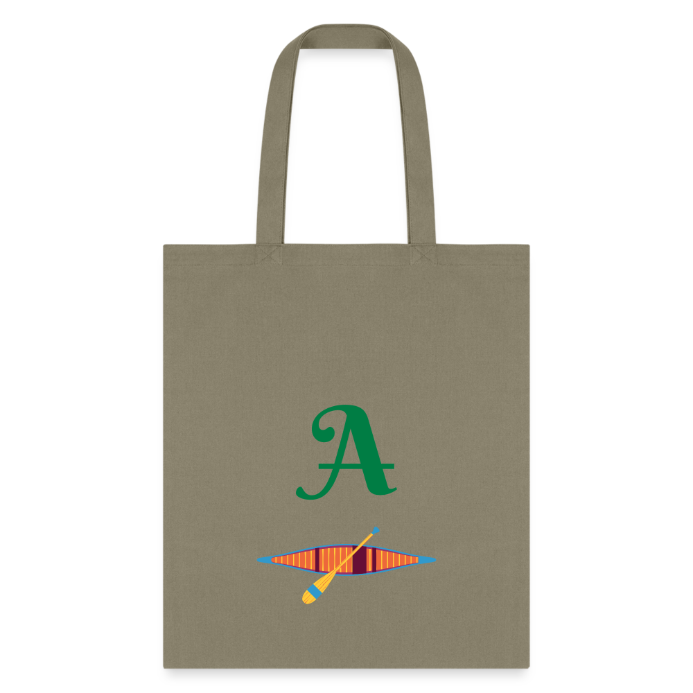 SIE CAPS "AMHERST NH" 2 Image Tote Bag - khaki