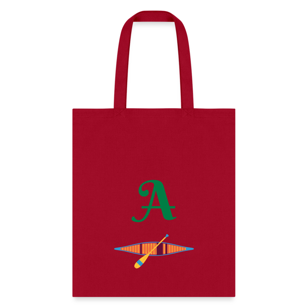 SIE CAPS "AMHERST NH" 2 Image Tote Bag - red