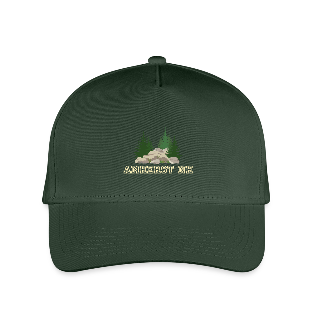 SIE CAPS "AMHERST NH" Kids Snapback Baseball Cap - forest green