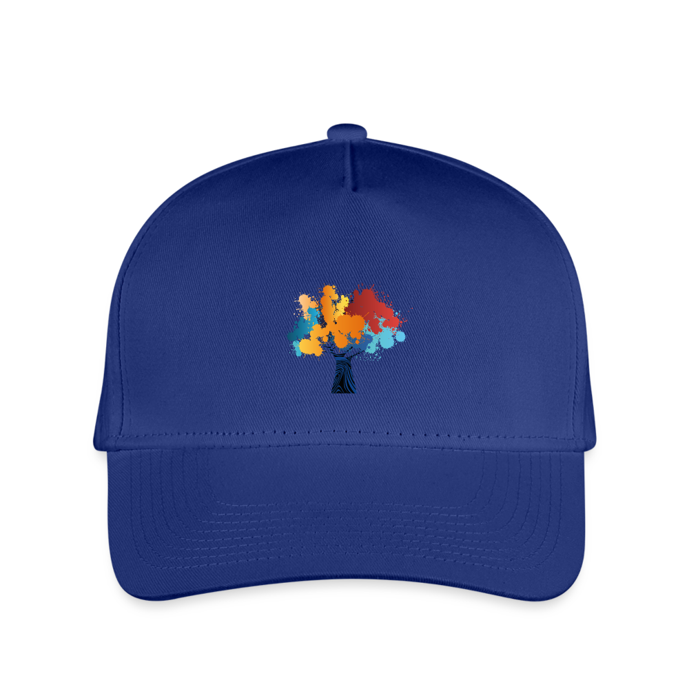 SIE Design Original BEAUTIFUL TREE Kid's Snapback Baseball Cap - royal blue