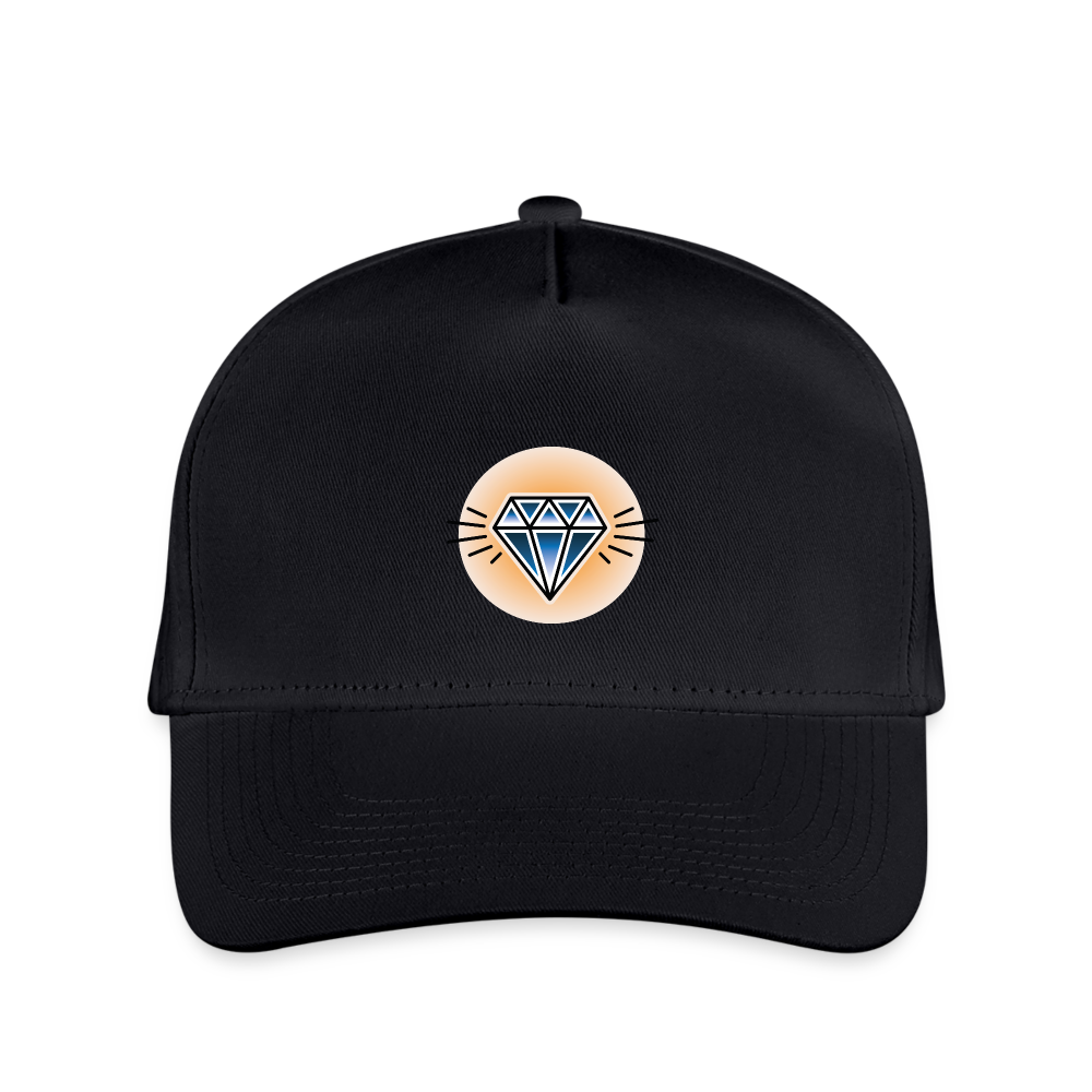 SIE Design Original DIAMOND Kid's Snapback Baseball Cap - black