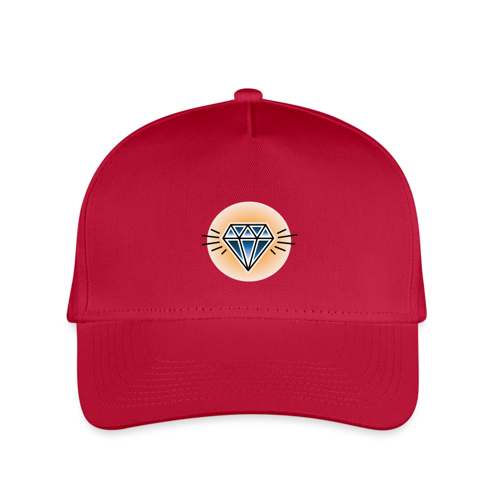 SIE Design Original DIAMOND Kid's Snapback Baseball Cap - red