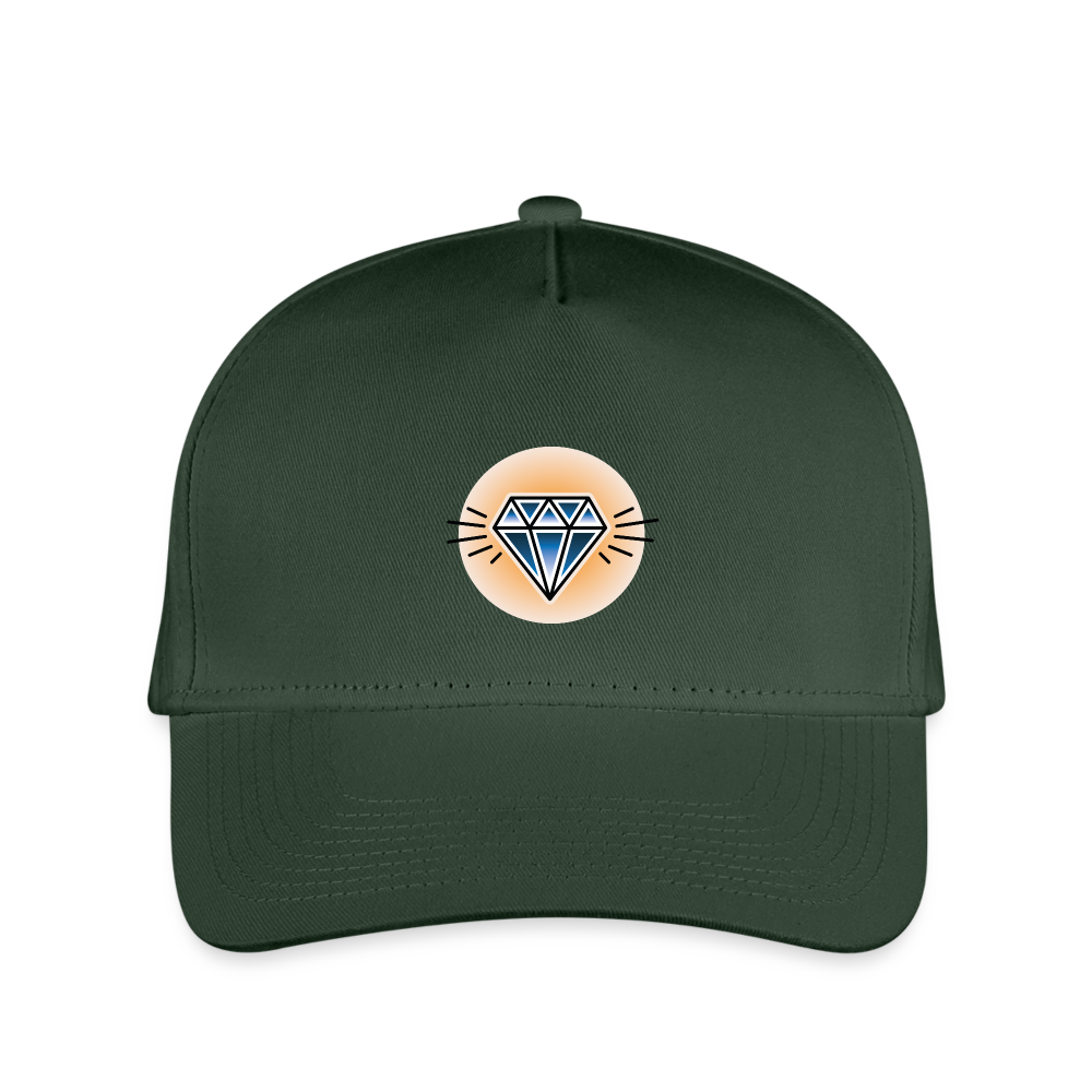 SIE Design Original DIAMOND Kid's Snapback Baseball Cap - forest green