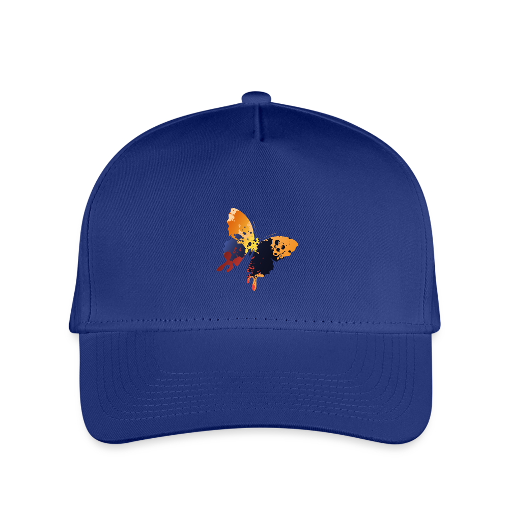 SIE Design Original PAINTED BUTTERFKY Kid's Snapback Baseball Cap - royal blue