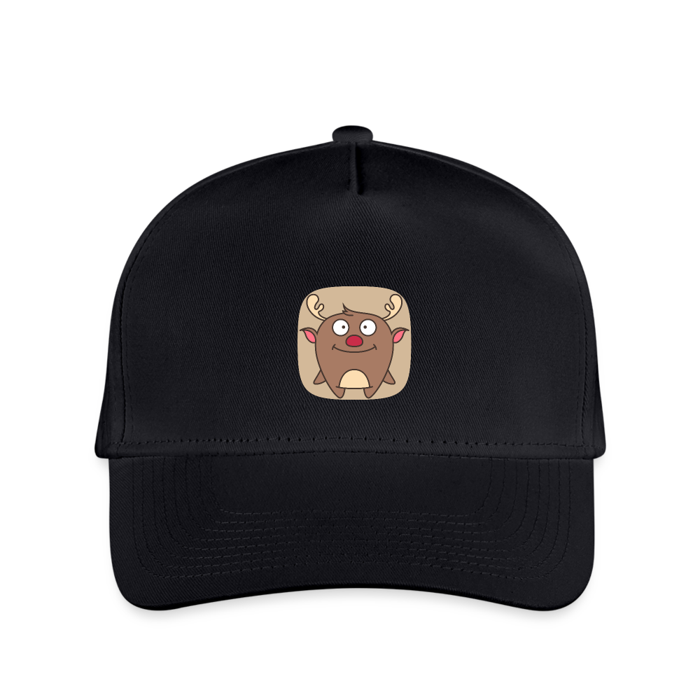 SIE Design Original CHRISTMAS REINDEER Kid's Baseball Cap - black