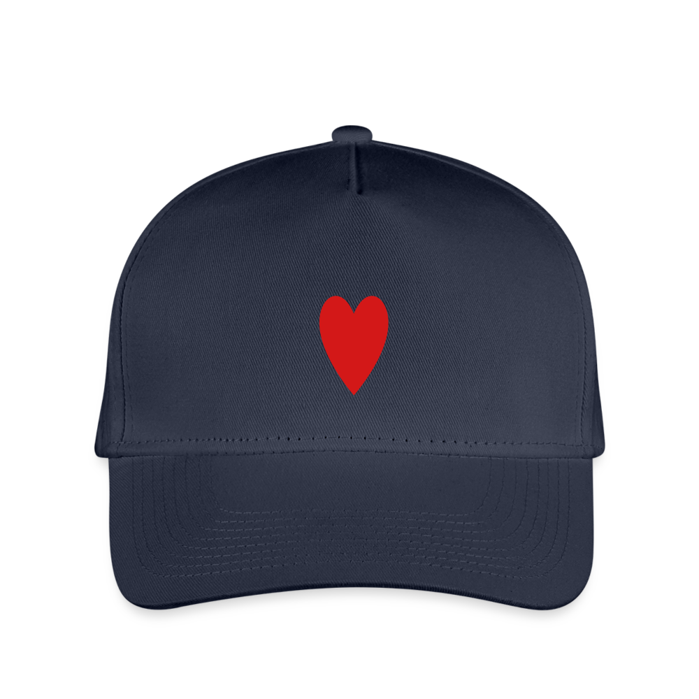 SIE Design Original HEART Kid's Baseball Cap - navy