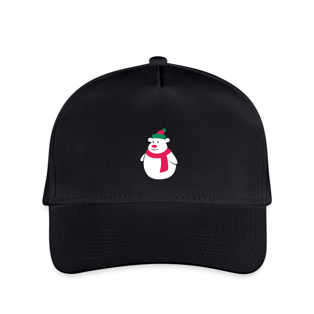 SIE Design Original SNOWMAN Kid's Baseball Cap - black