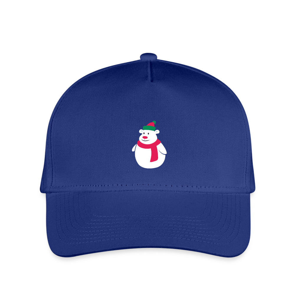 SIE Design Original SNOWMAN Kid's Baseball Cap - royal blue