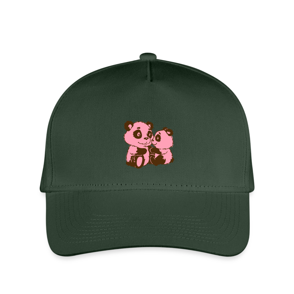 SIE CAPS "PINK PANDAS" Kid's Snapback Baseball Cap - forest green