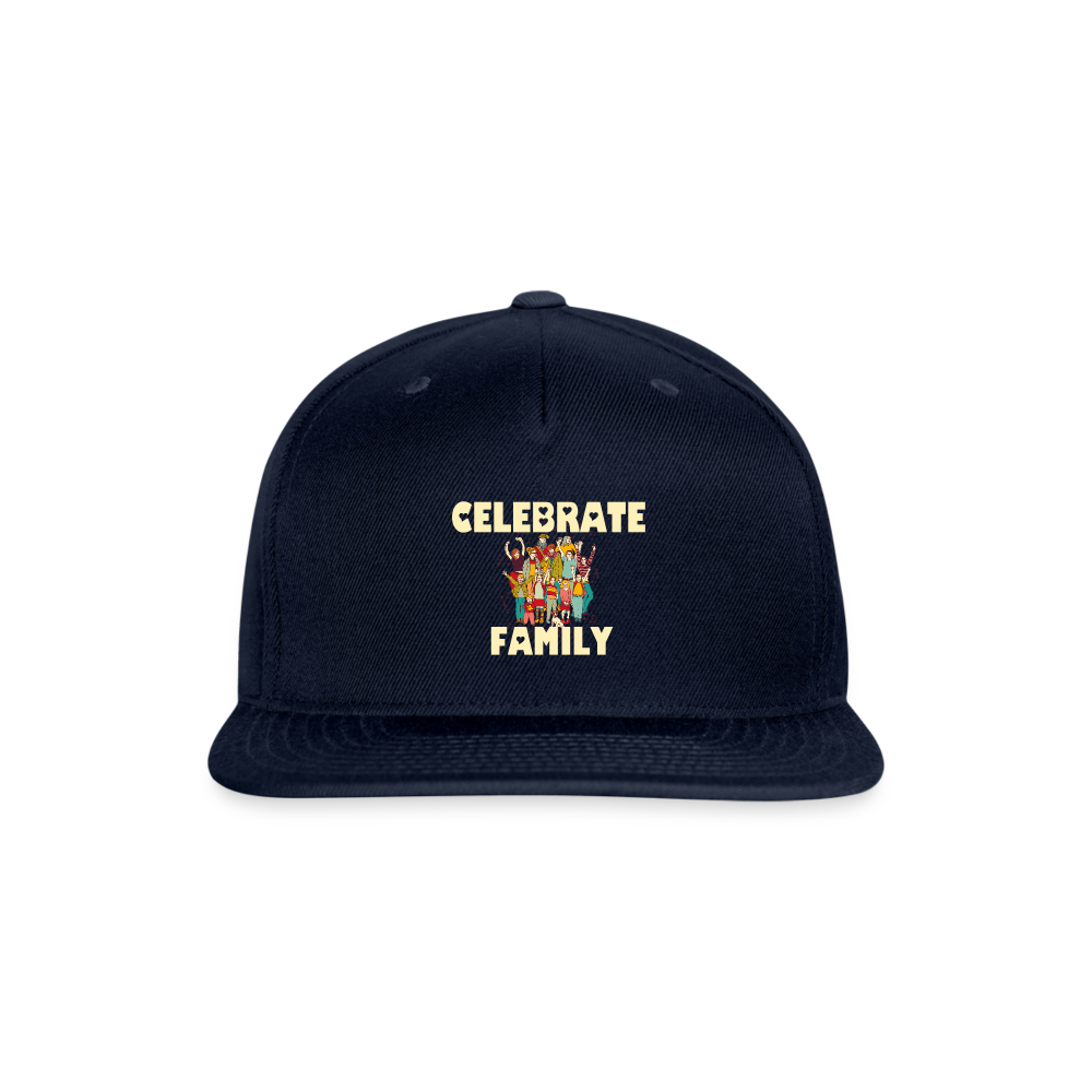 SIE CAPS "CELEBRATE FAMILY" Original Snapback Baseball Cap - navy