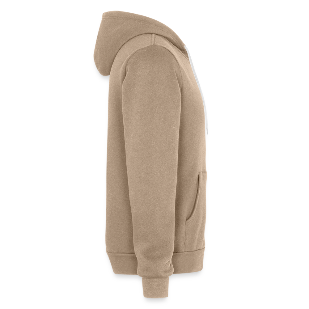 SIE CAPS "AMHERST NH GOLFER BACK" Bella + Canvas Unisex Full Zip Hoodie - tan