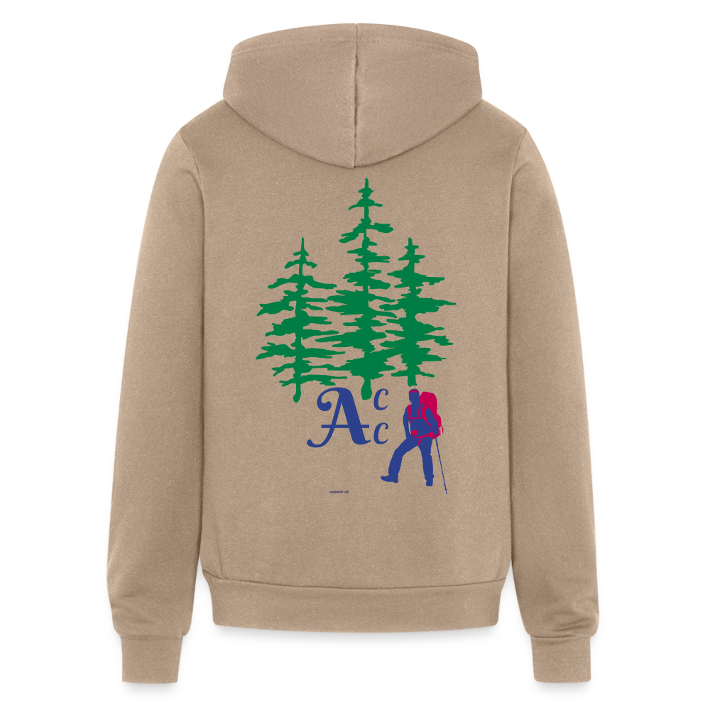 SIE CAPS "AMHERST NH CC" Bella + Canvas Unisex Full Zip Hoodie - tan