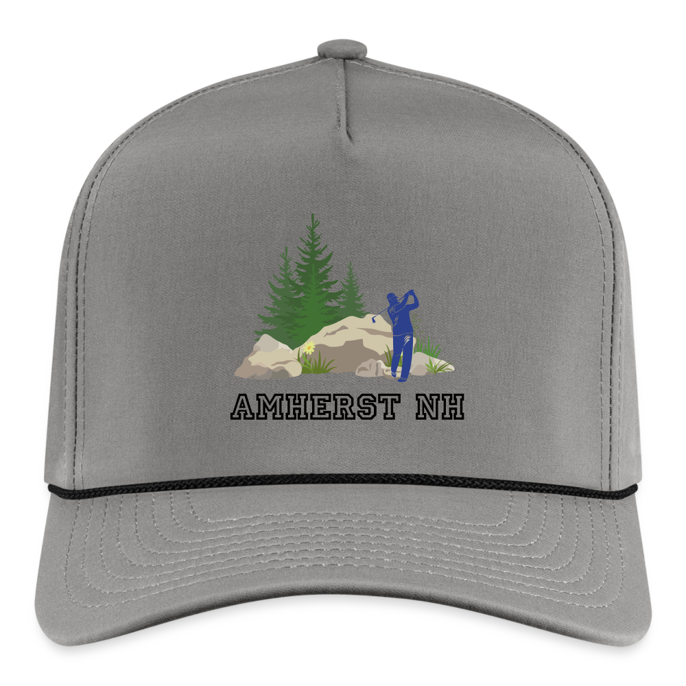 SIE CAPS "AMHERST GOLFER "Imperial Rope Style Baseball Cap - gray/black