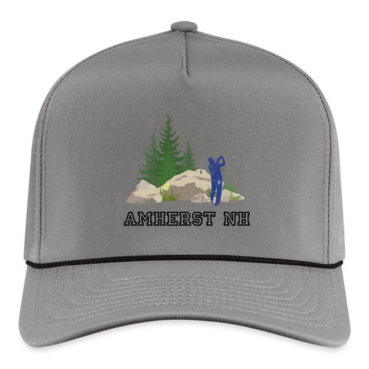 SIE CAPS "AMHERST GOLFER "Imperial Rope Style Baseball Cap - gray/black