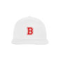 SIE CAPS "B" Snapback Camo Cap - white