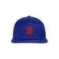 SIE CAPS "B" Snapback Camo Cap - royal blue