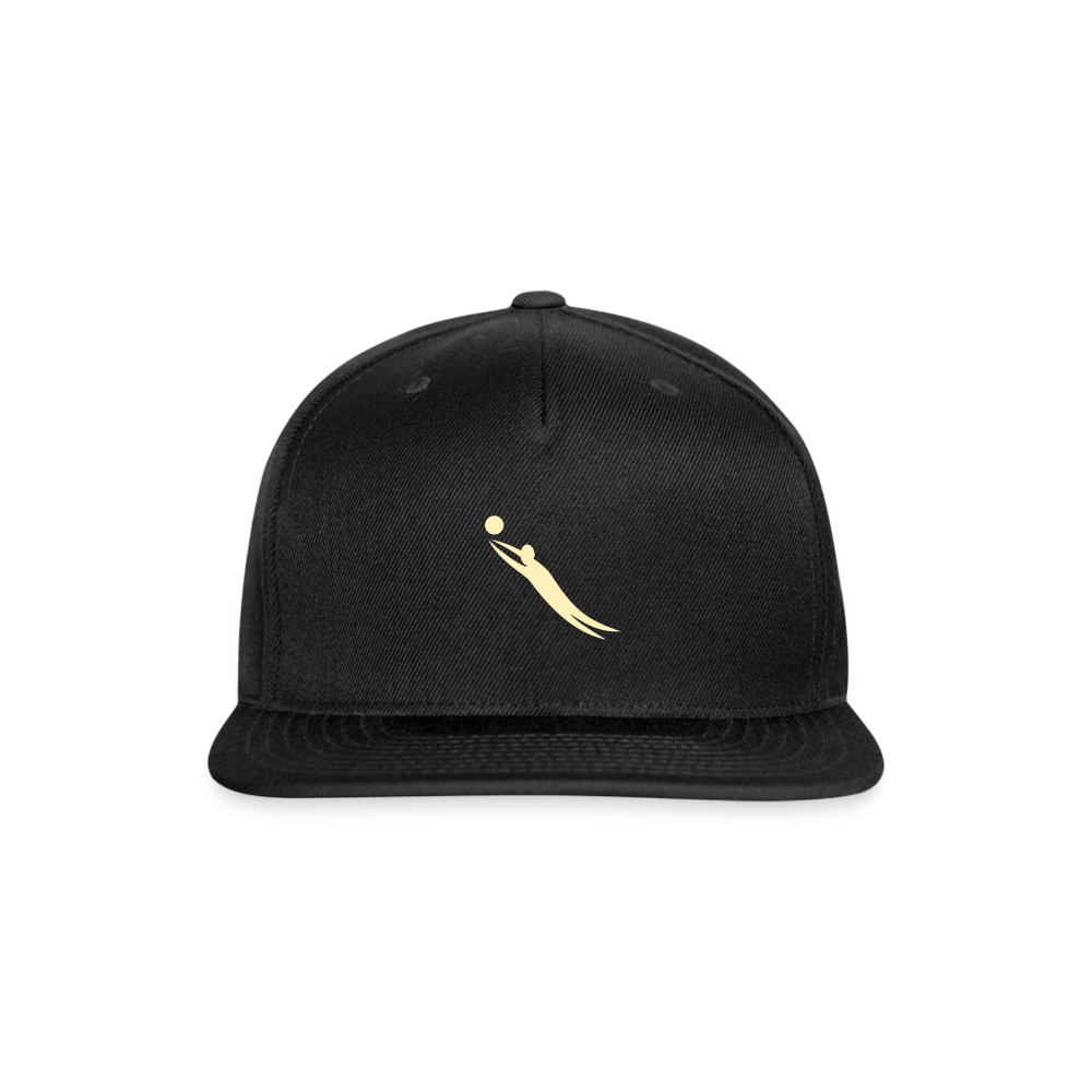 SIE CAPS "VBALL" Snapback Baseball Cap - black