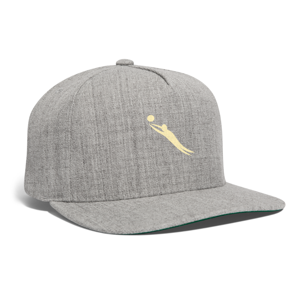 SIE CAPS "VBALL" Snapback Baseball Cap - heather gray