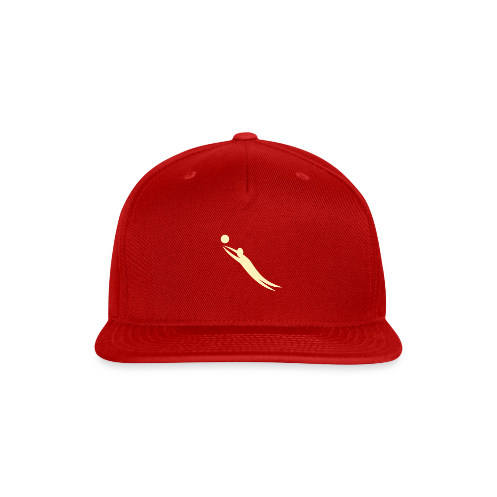 SIE CAPS "VBALL" Snapback Baseball Cap - red