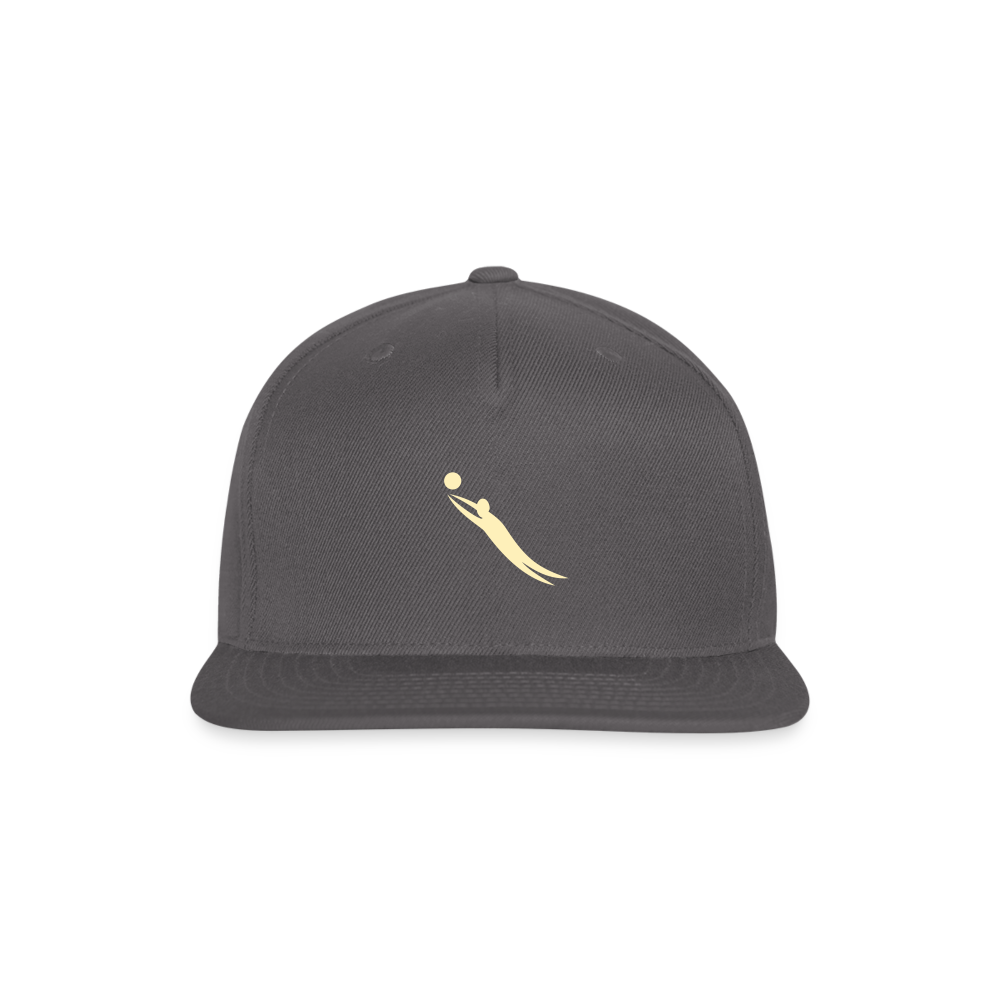 SIE CAPS "VBALL" Snapback Baseball Cap - dark grey