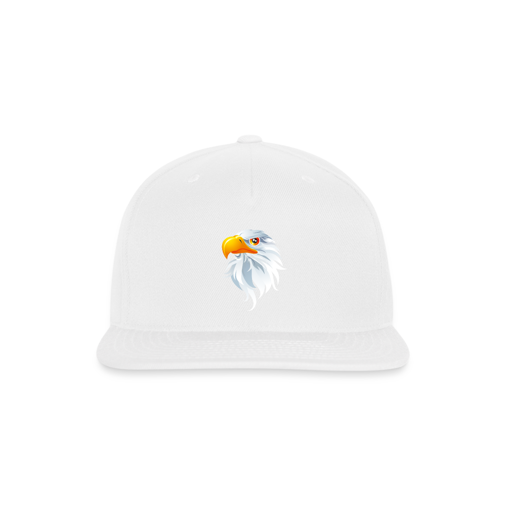 SIE CAPS "BALD EAGLE" Snapback Baseball Cap - white